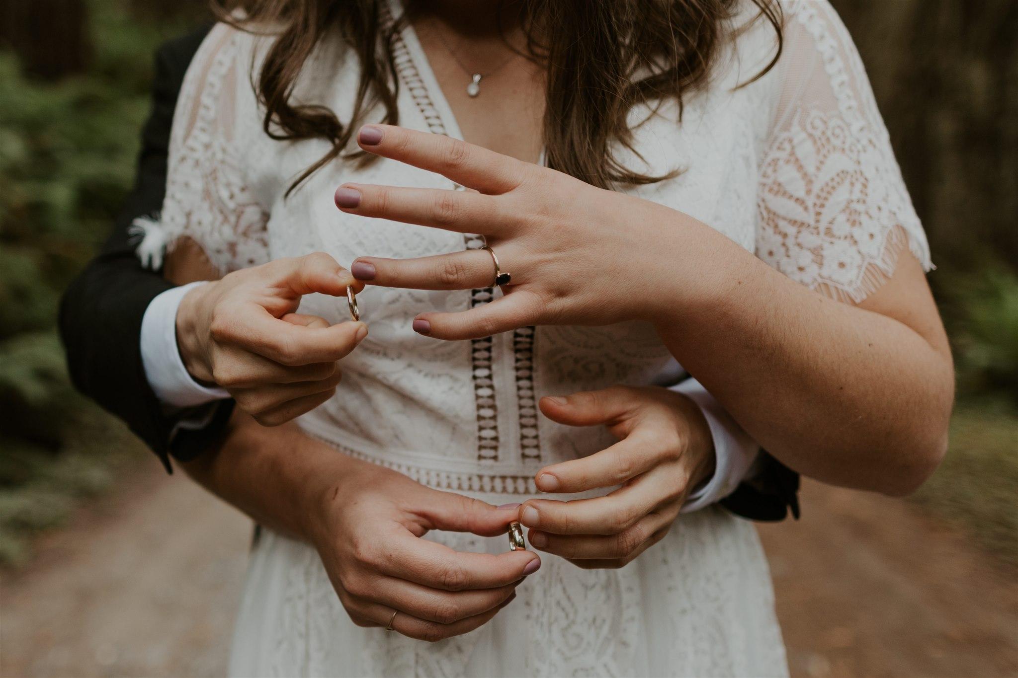A Romantic Fall Elopement in Redwoods National Park photo 5