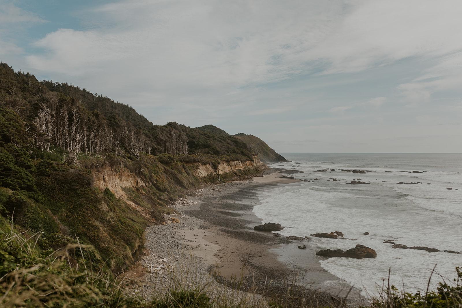 A Boho Summer Elopement on the Oregon Coast photo 2