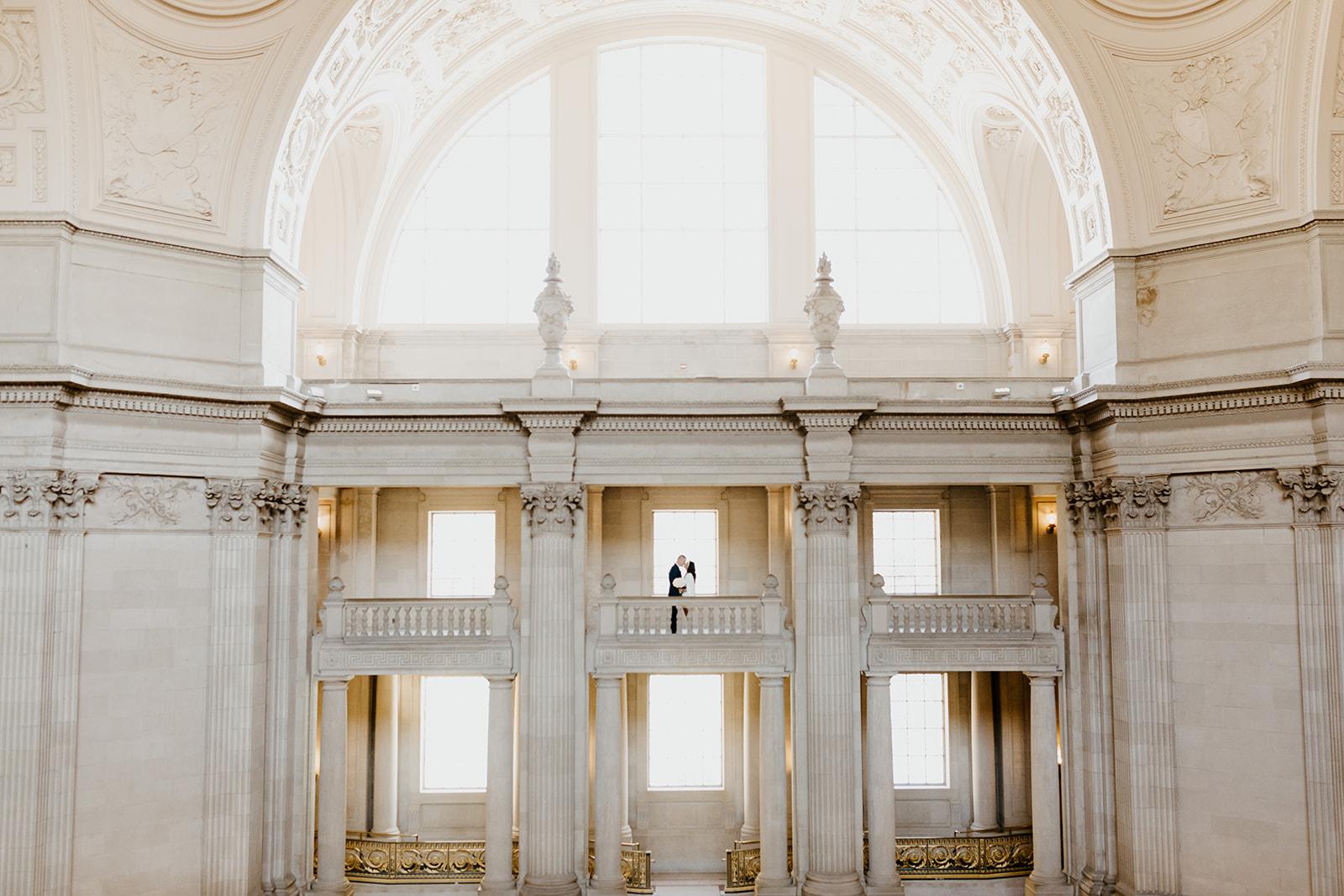 A Modern Spring Elopement at San Fransisco City Hall 18