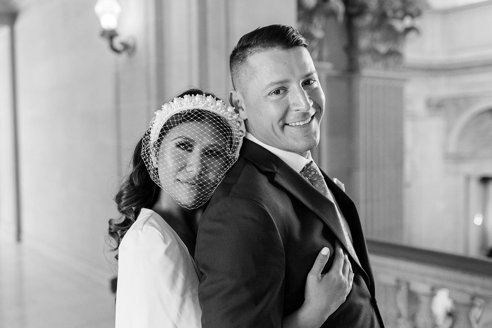 A Modern Spring Elopement at San Fransisco City Hall photo 4