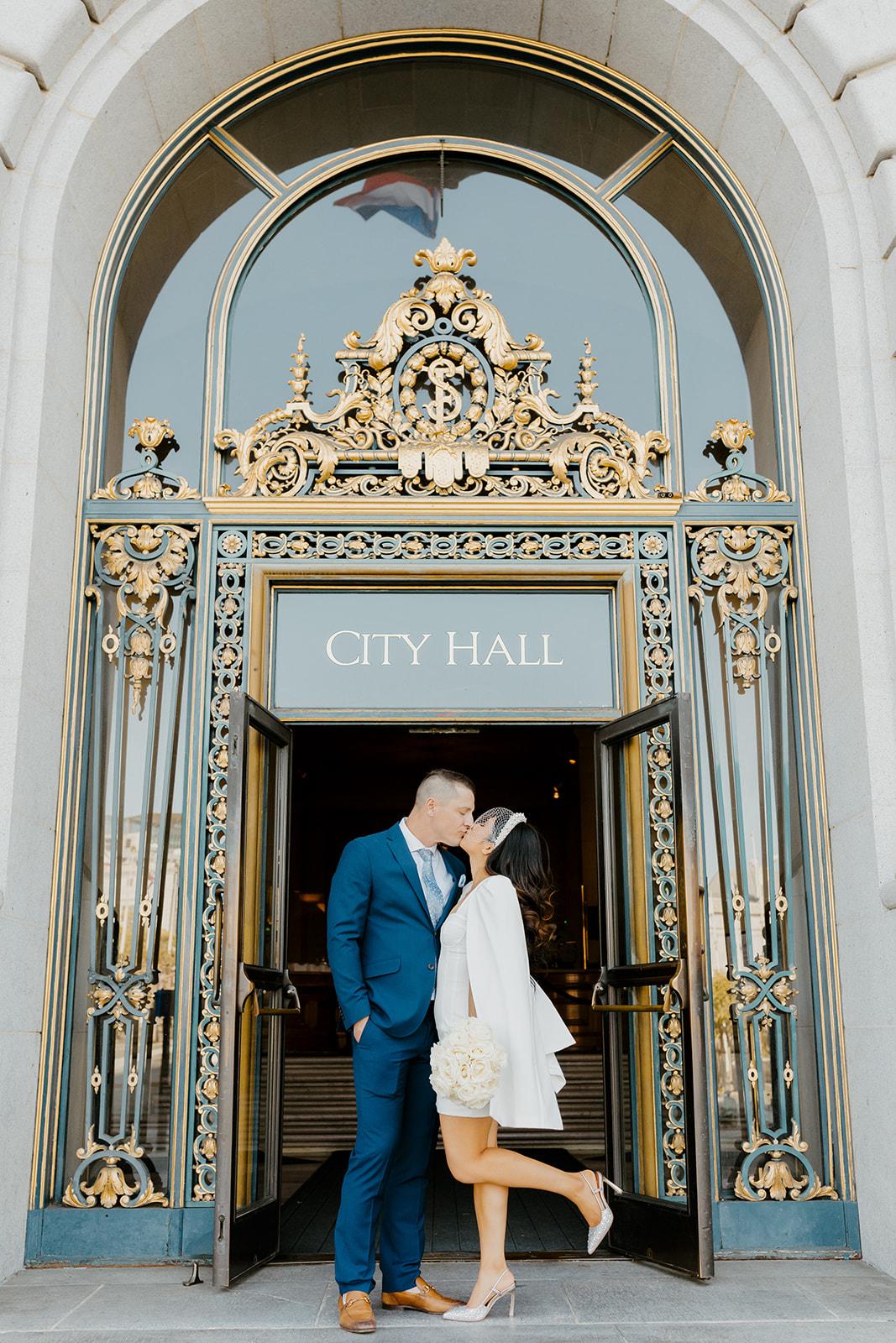 A Modern Spring Elopement at San Fransisco City Hall 30