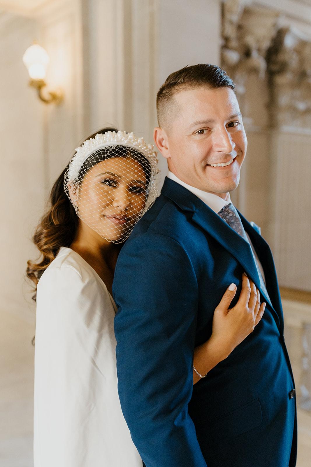 A Modern Spring Elopement at San Fransisco City Hall 12