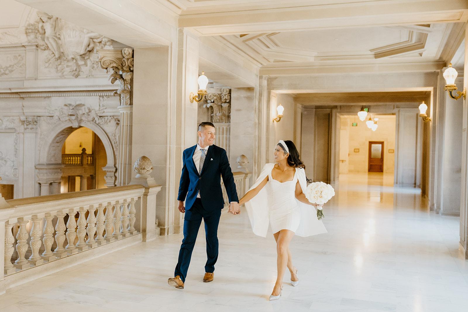 A Modern Spring Elopement at San Fransisco City Hall 15