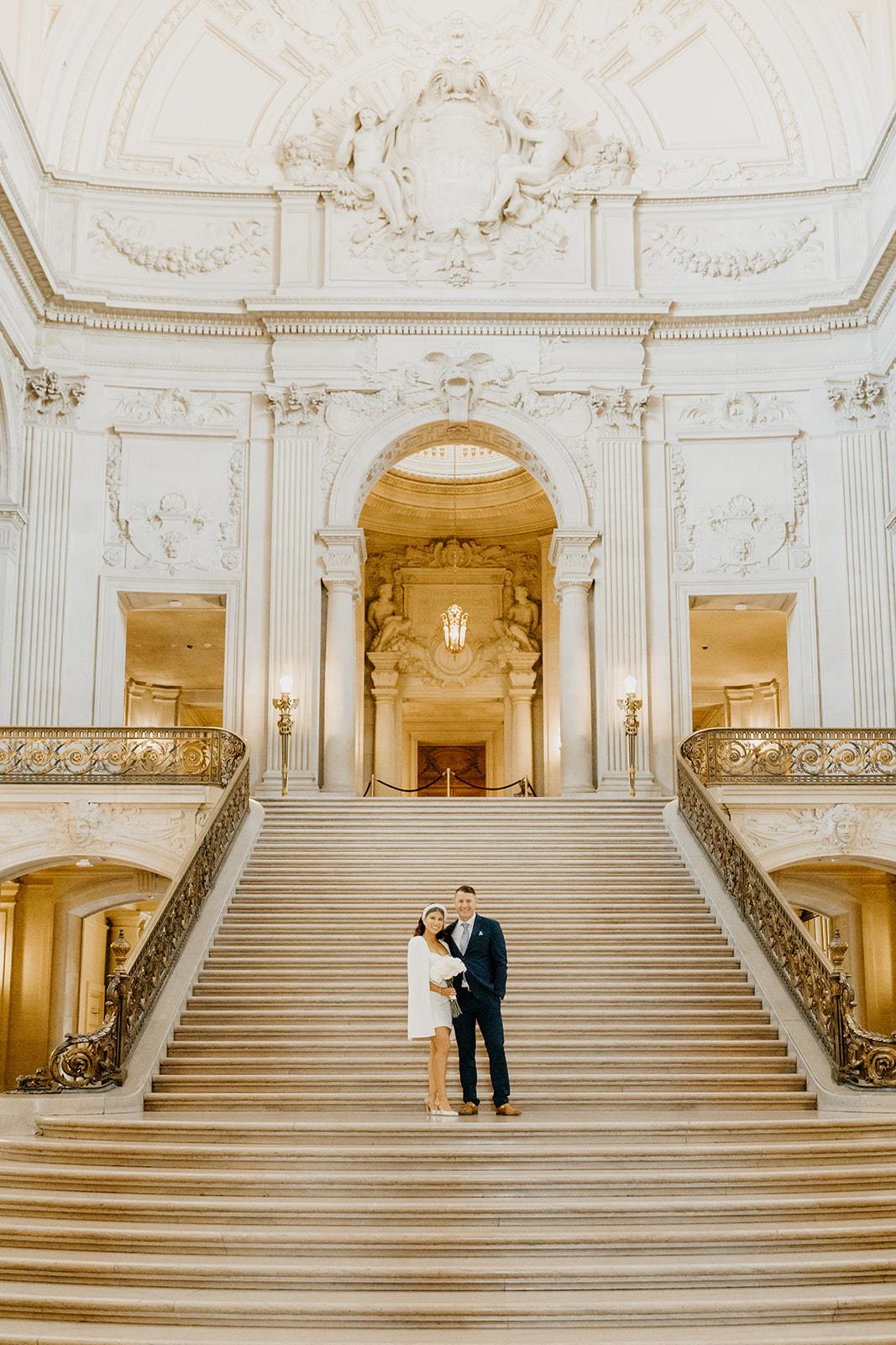 A Modern Spring Elopement at San Fransisco City Hall 26