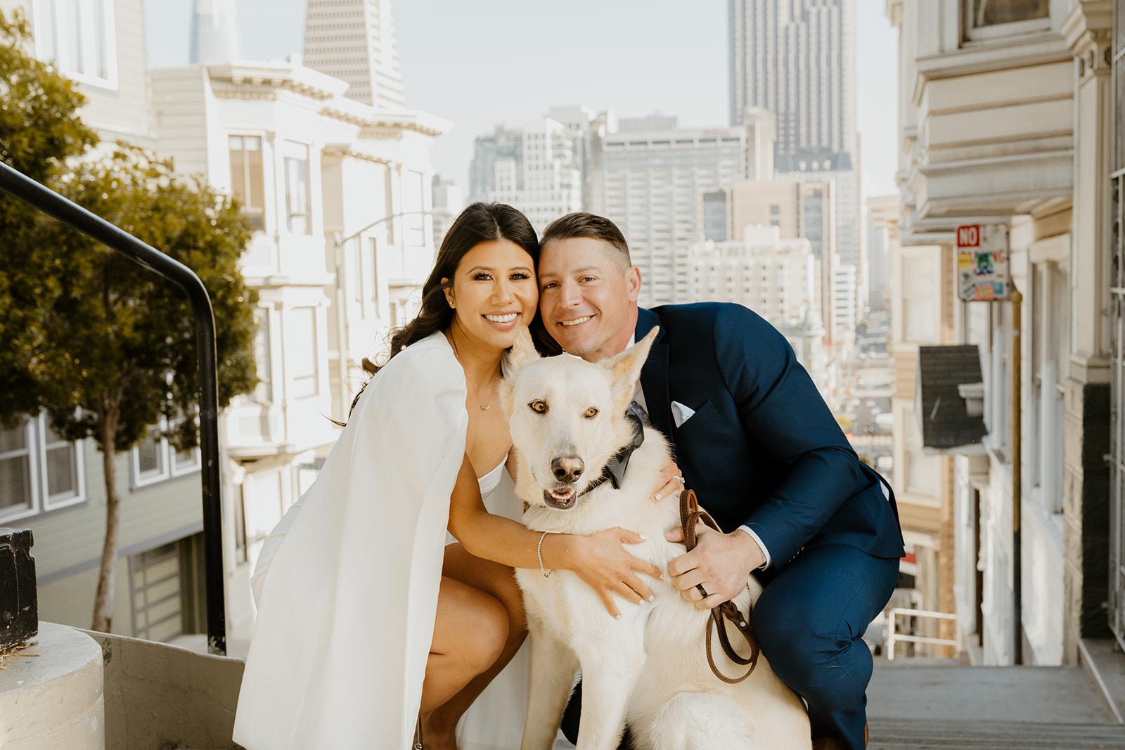 A Modern Spring Elopement at San Fransisco City Hall 17