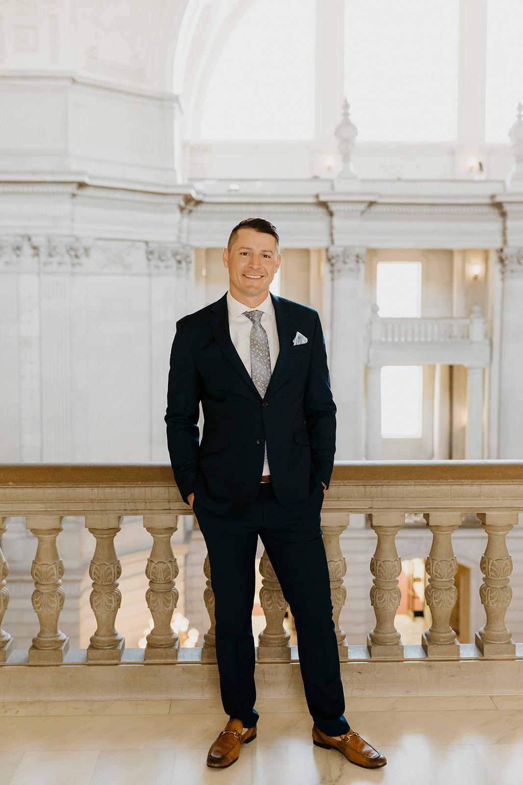 A Modern Spring Elopement at San Fransisco City Hall 6