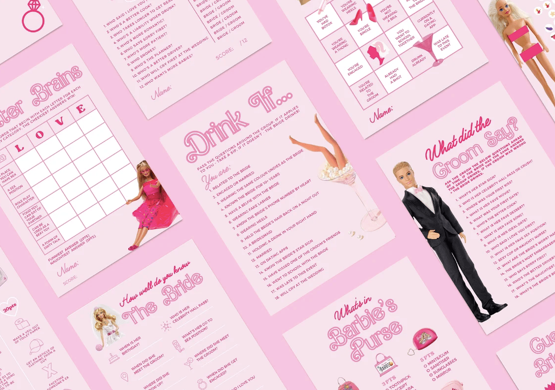 Barbie Bachelorette Party Game