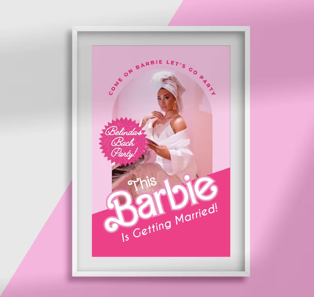 Barbie Welcome Sign