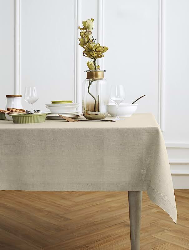 Linen Outdoor Table Cloth
