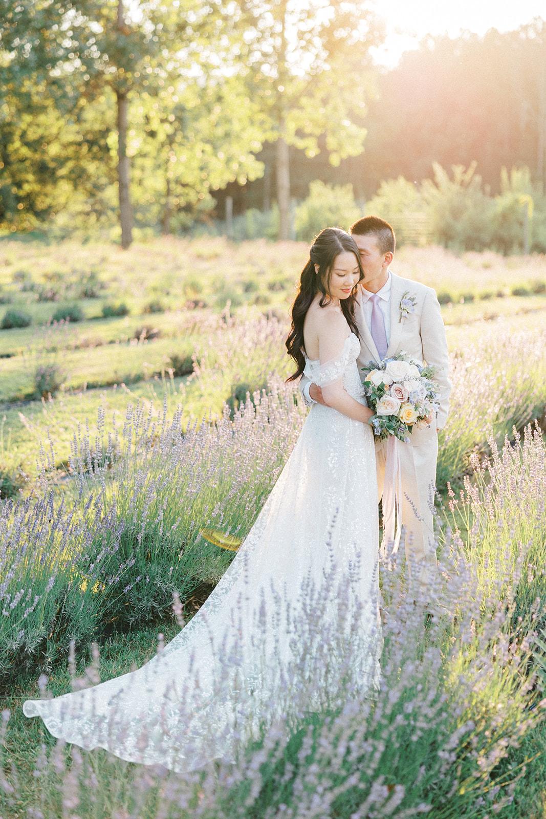 A Romantic Summer Wedding at Orchard View Lavender Farm