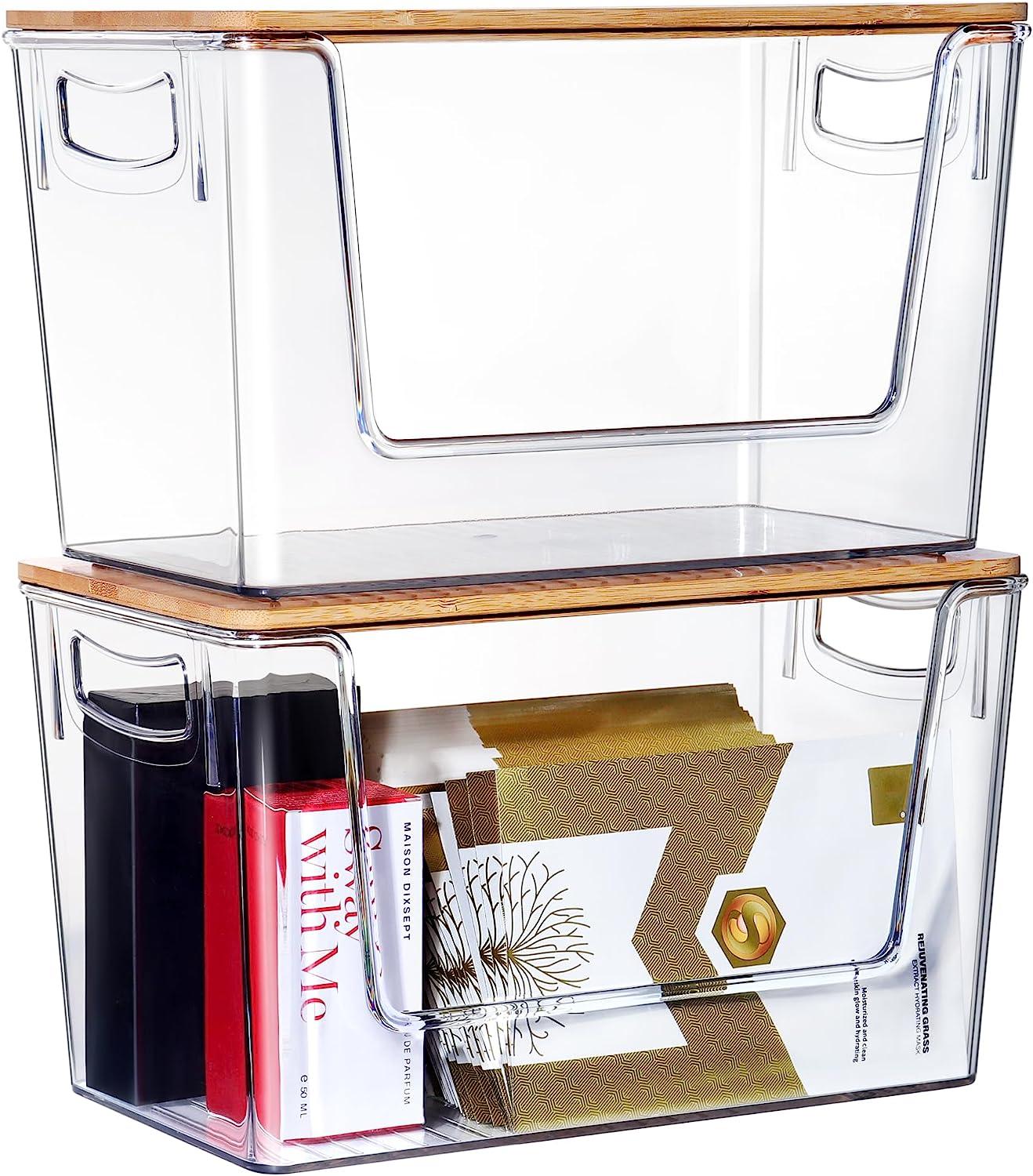 Open front storage