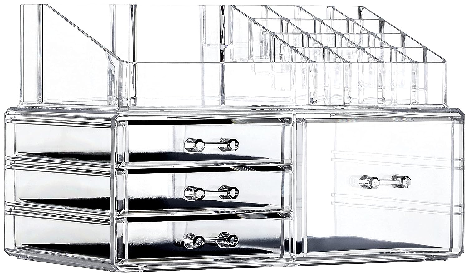 3-Drawer Stackable Cosmetic Organizer