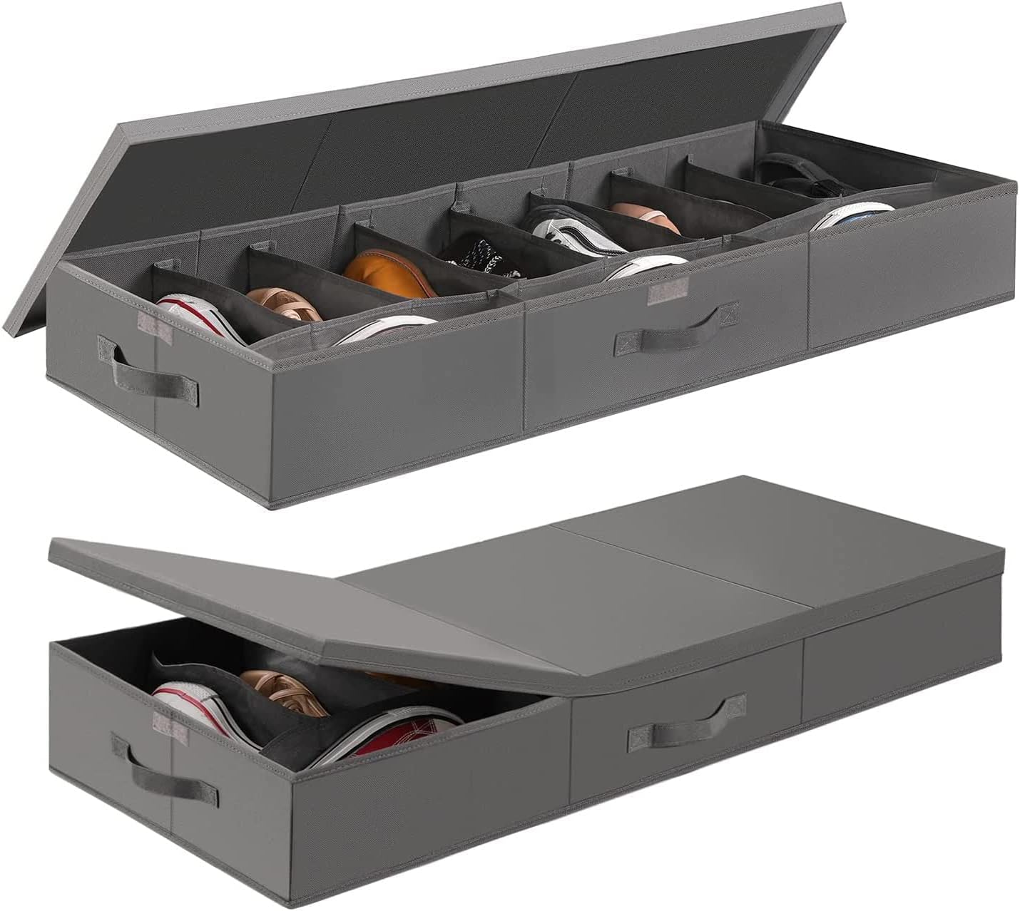 Underbed shoe organizer