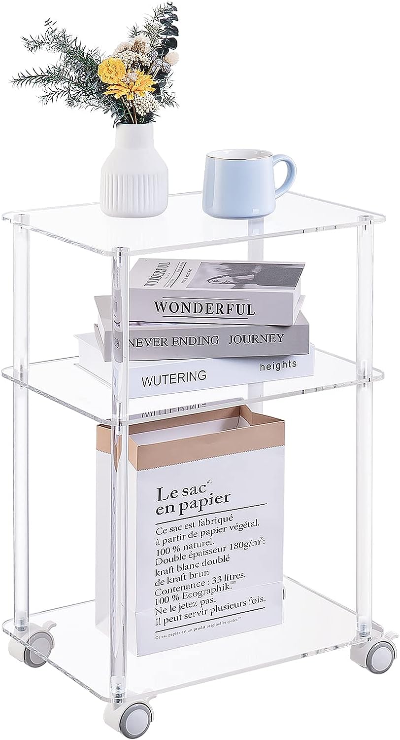 Rolling storage cart