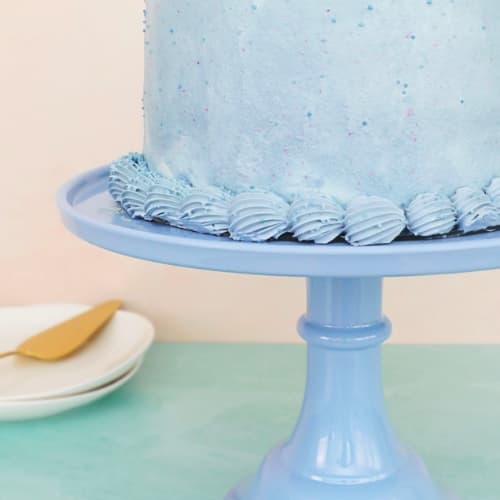 Blue Melamine Cake Stand
