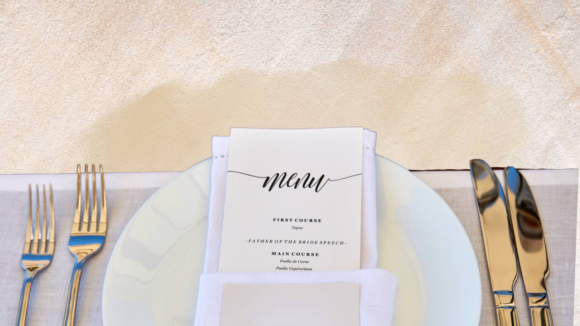 Choosing Your Wedding Menu
