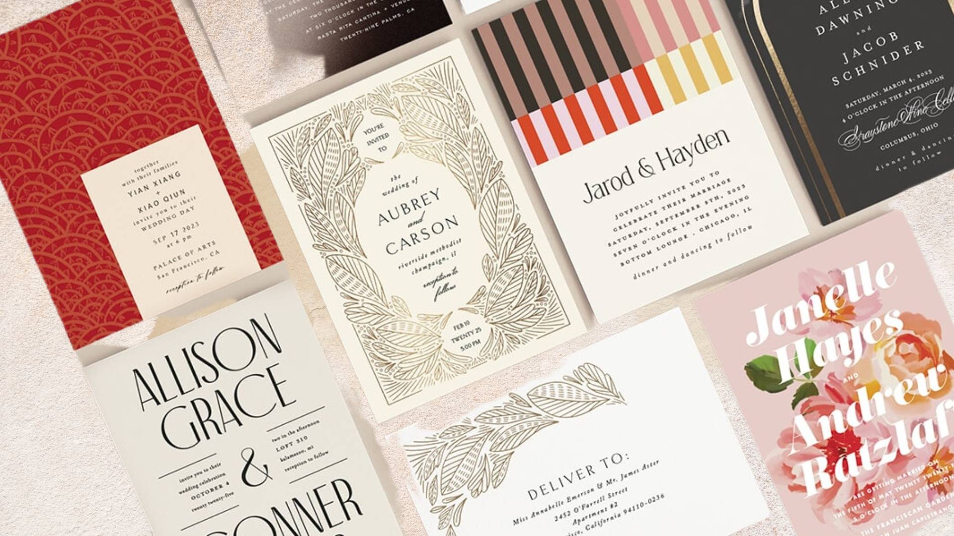 Wedding Stationery Production and Delivery