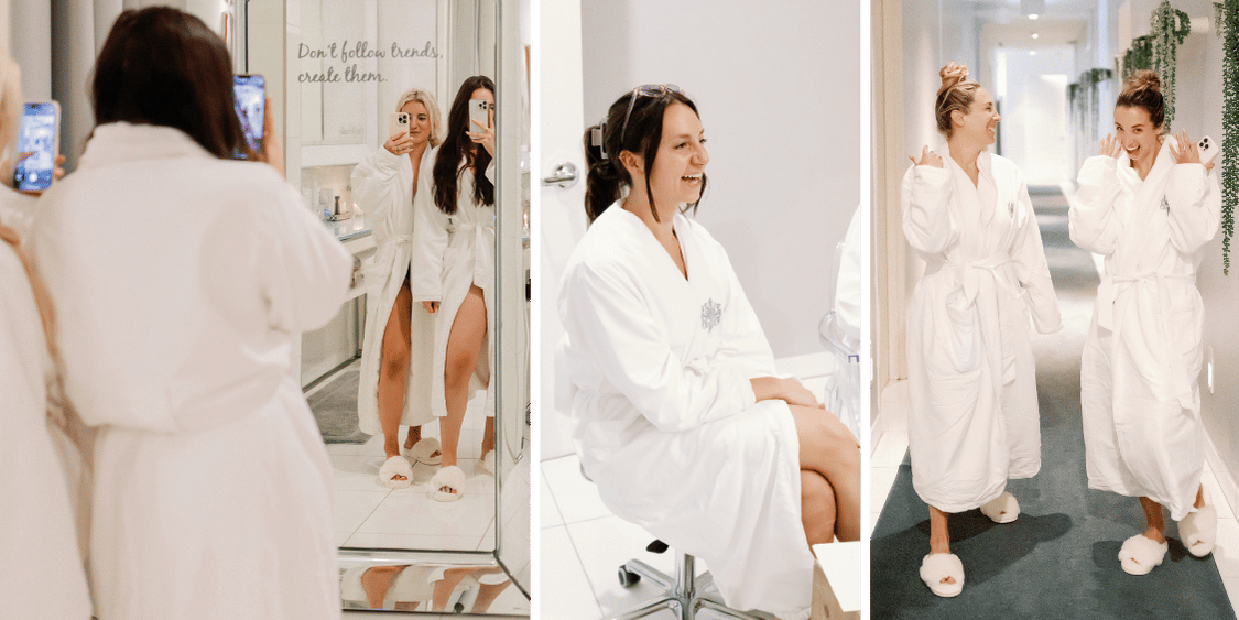 From Left to Right: Danielle Glanz and Allysa Larson, Alexandra Madison, Kelly Austin and Katie Austin