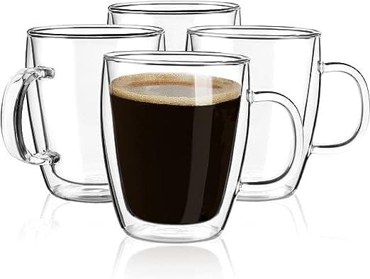 Double Wall Glass Mugs