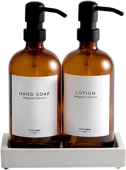 Glass Soap and Lotion Dispensers