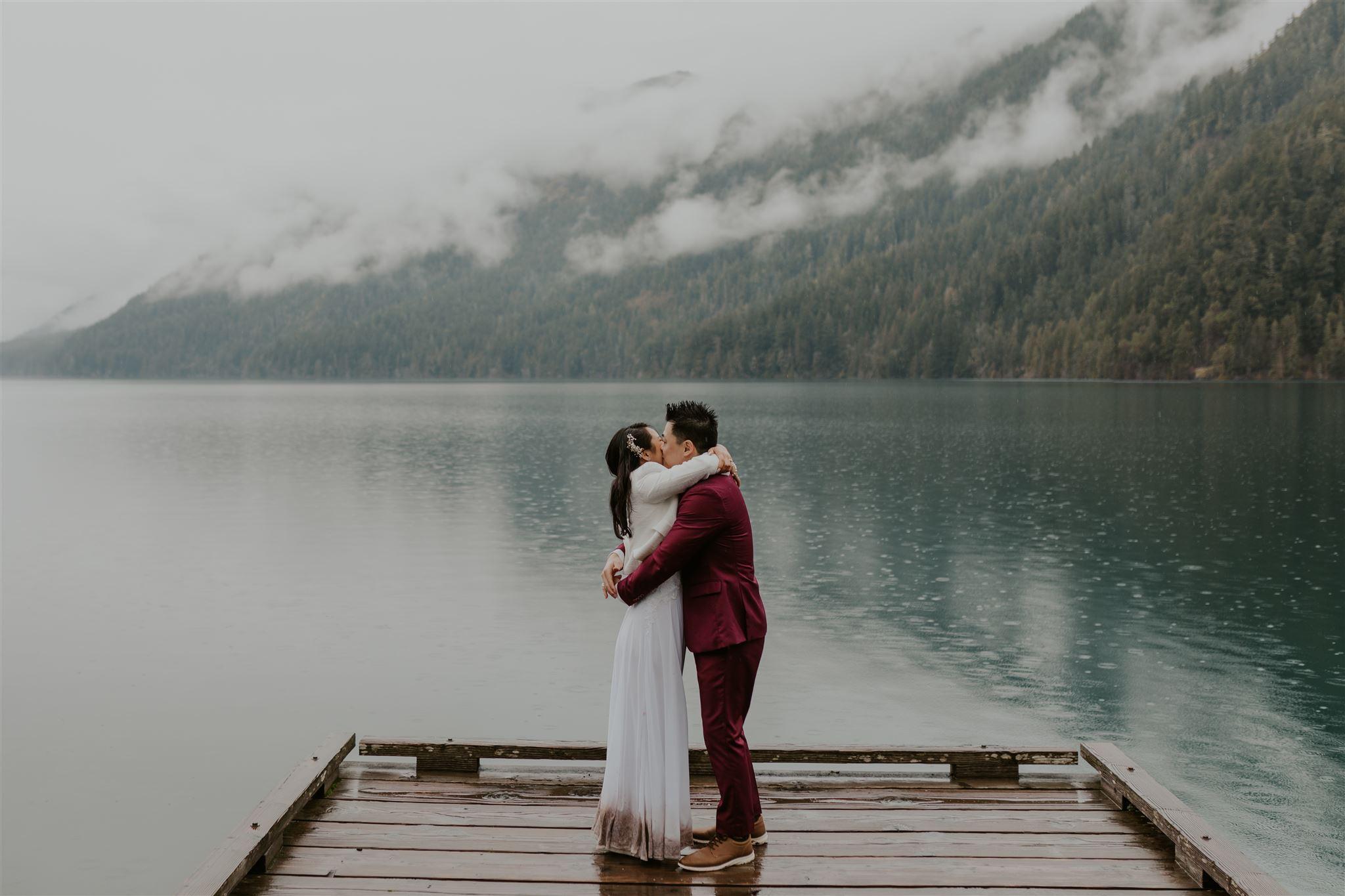 A Romantic Winter Elopement at Olympic National Park photo 5