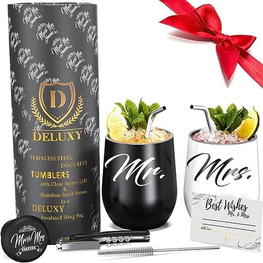 Mr. and Mrs. Wine Tumblers