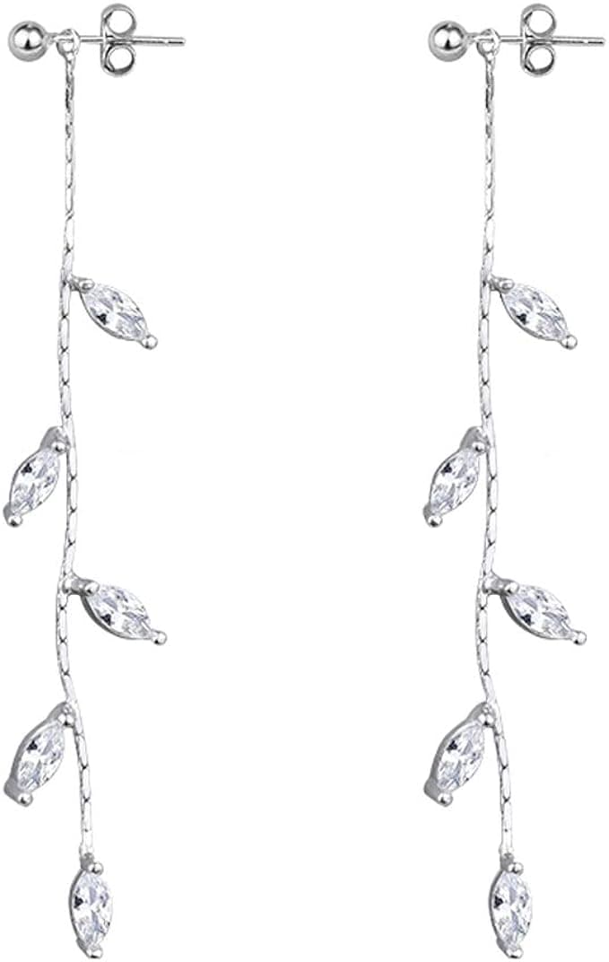 Silver Droplet Earrings