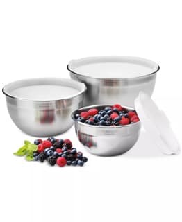 Stainless Steel Mixing Bowls with Lids