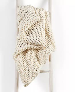 Chunky Knit Throw