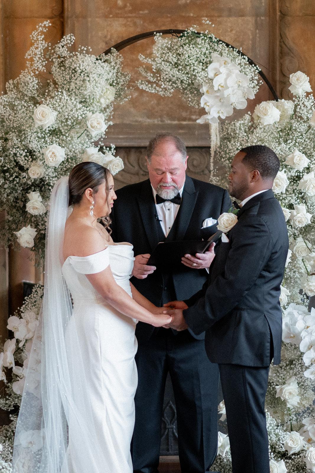 A Modern Winter Wedding at The Howey Mansion photo 3