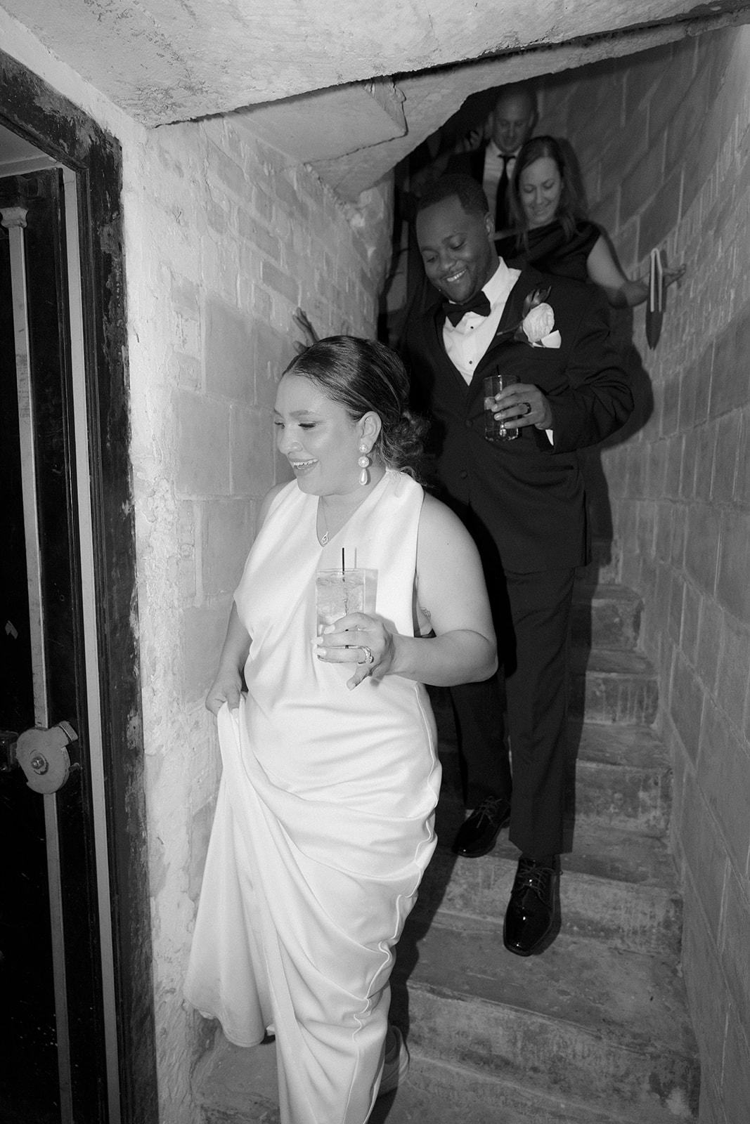 A Modern Winter Wedding at The Howey Mansion 13