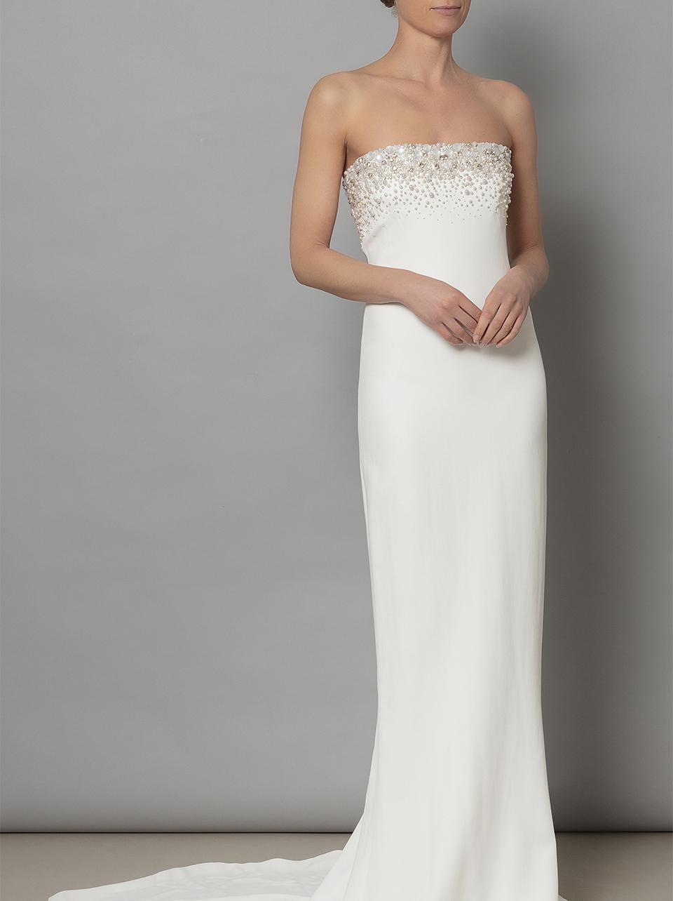 Eve Ivory Slim-Fitted Dress