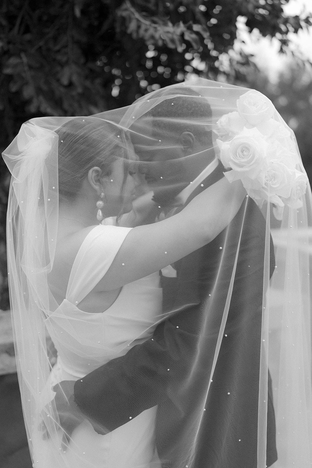A Modern Winter Wedding at The Howey Mansion 7