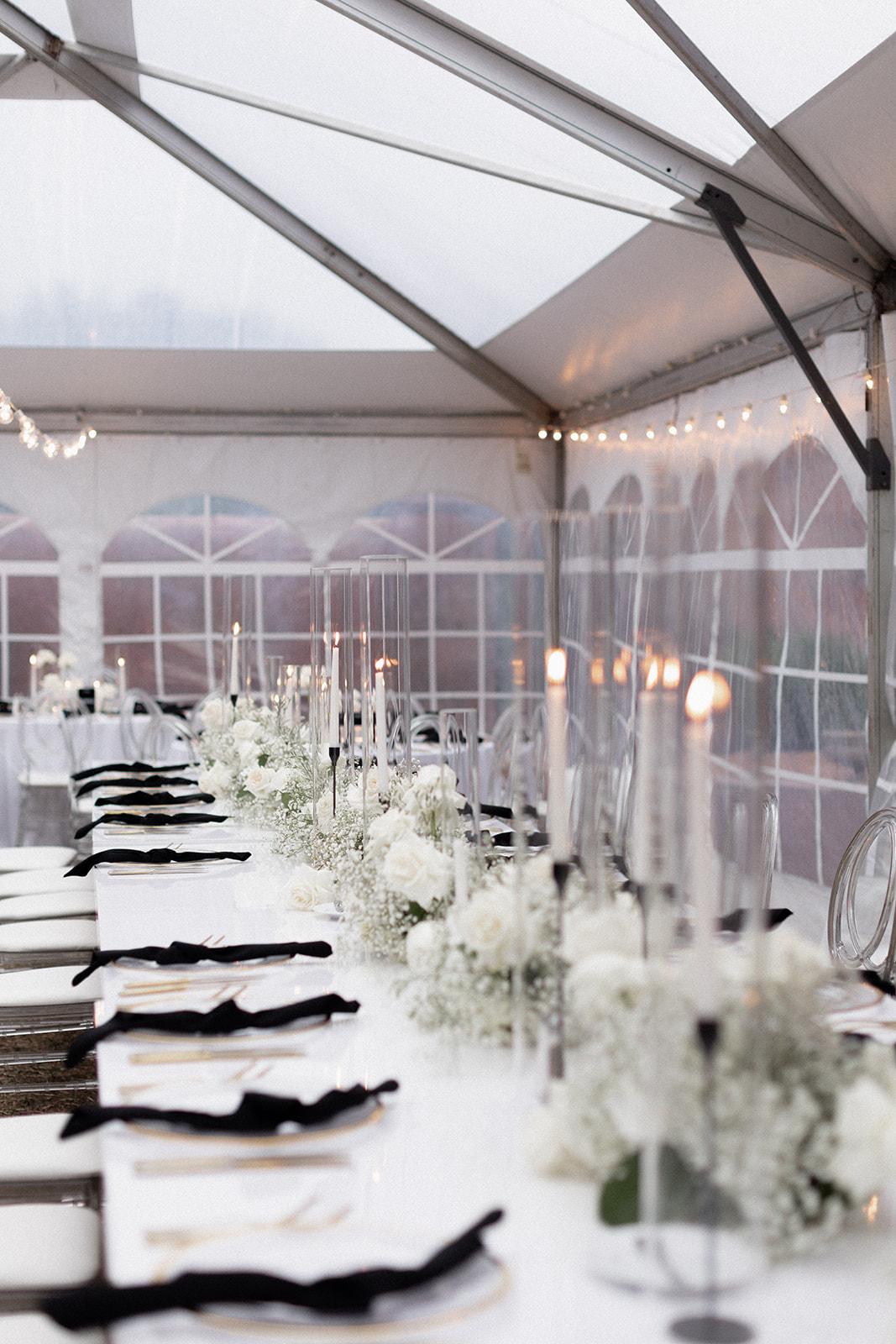 A Modern Winter Wedding at The Howey Mansion 10