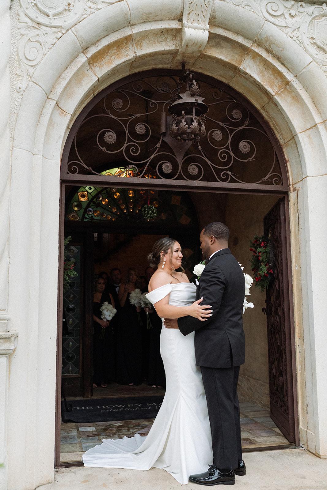 A Modern Winter Wedding at The Howey Mansion 61