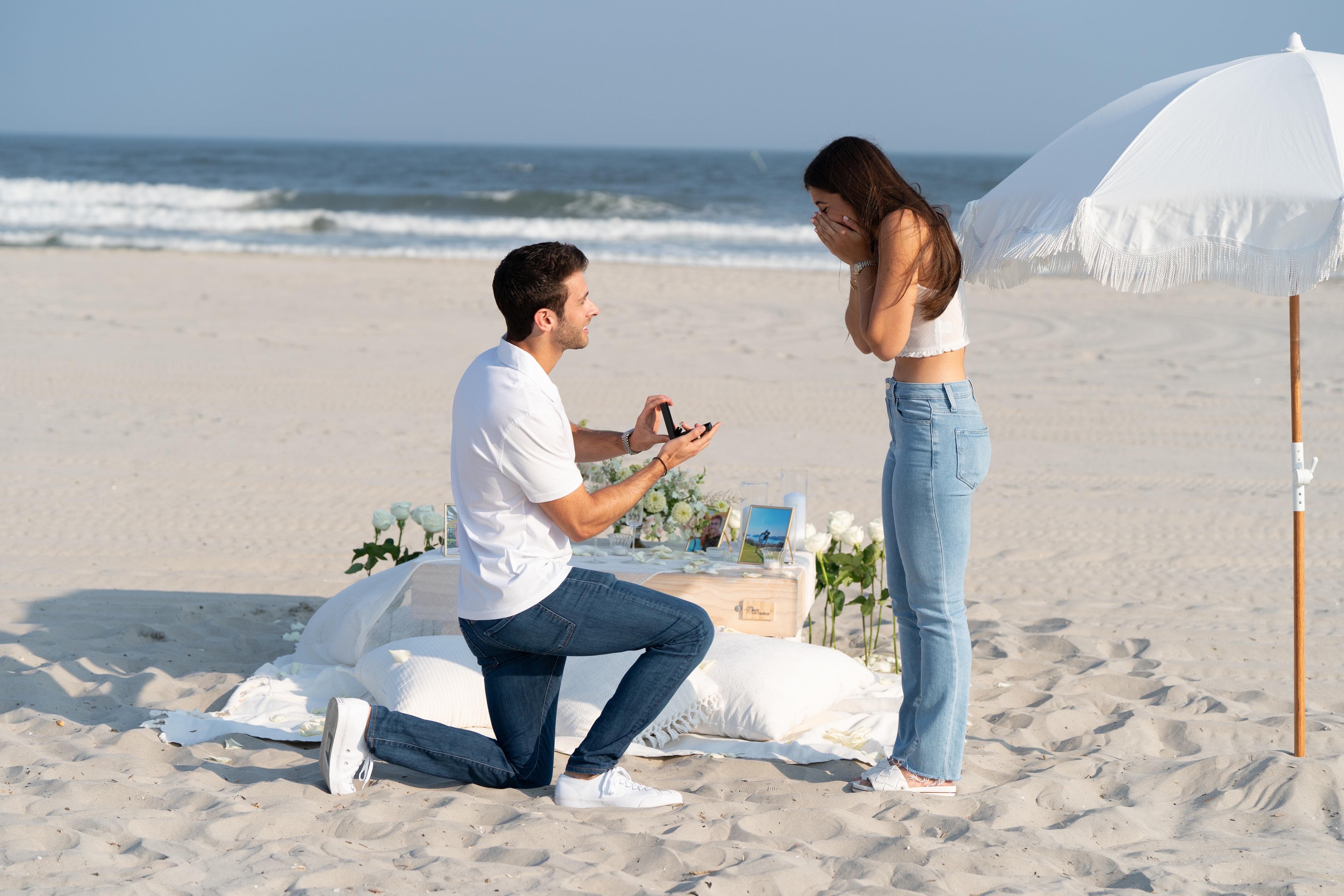 Carly Silverman's Romantic Proposal at Ventnor Beach