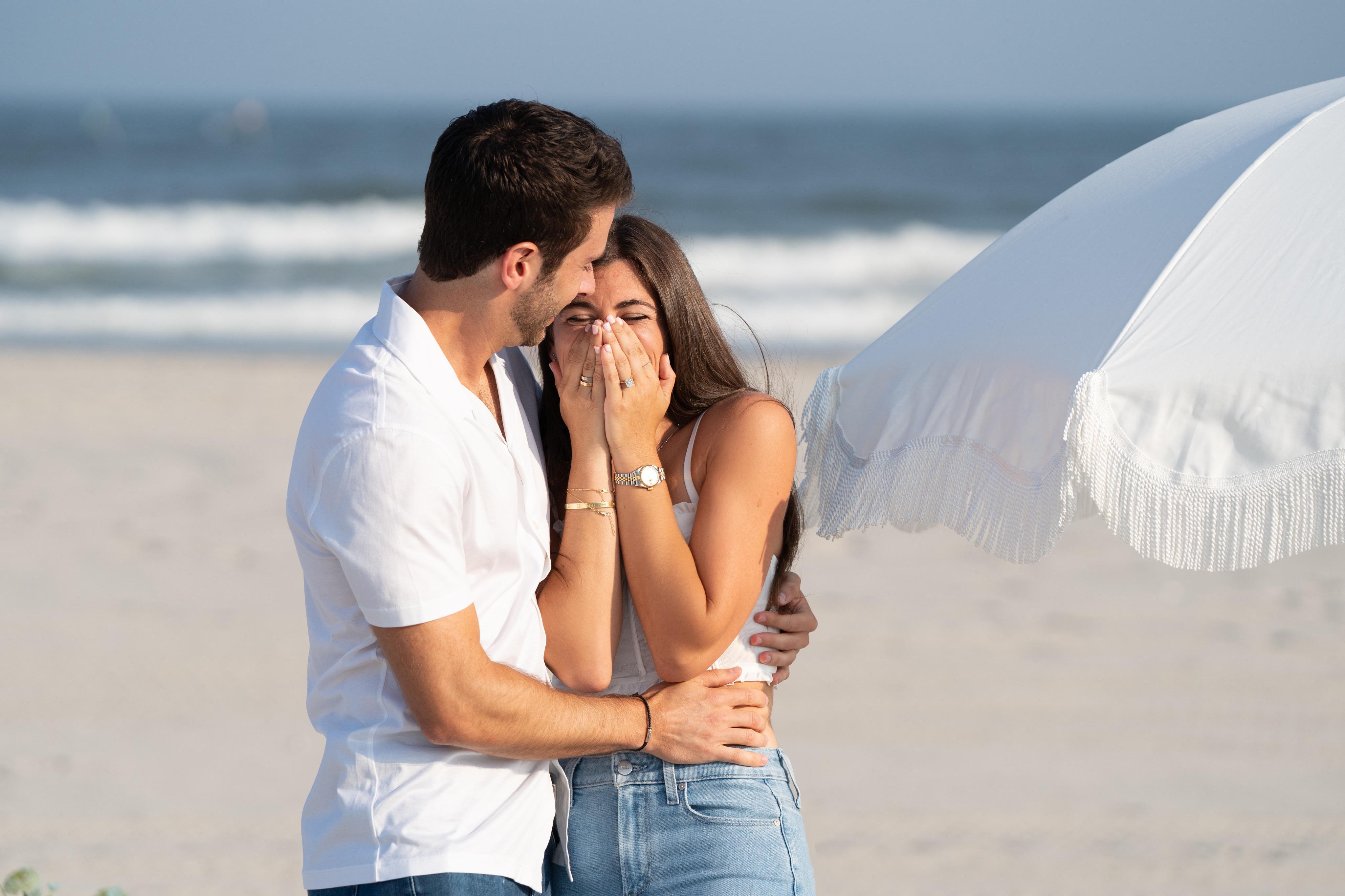 Carly Silverman's Romantic Proposal at Ventnor Beach photo 2