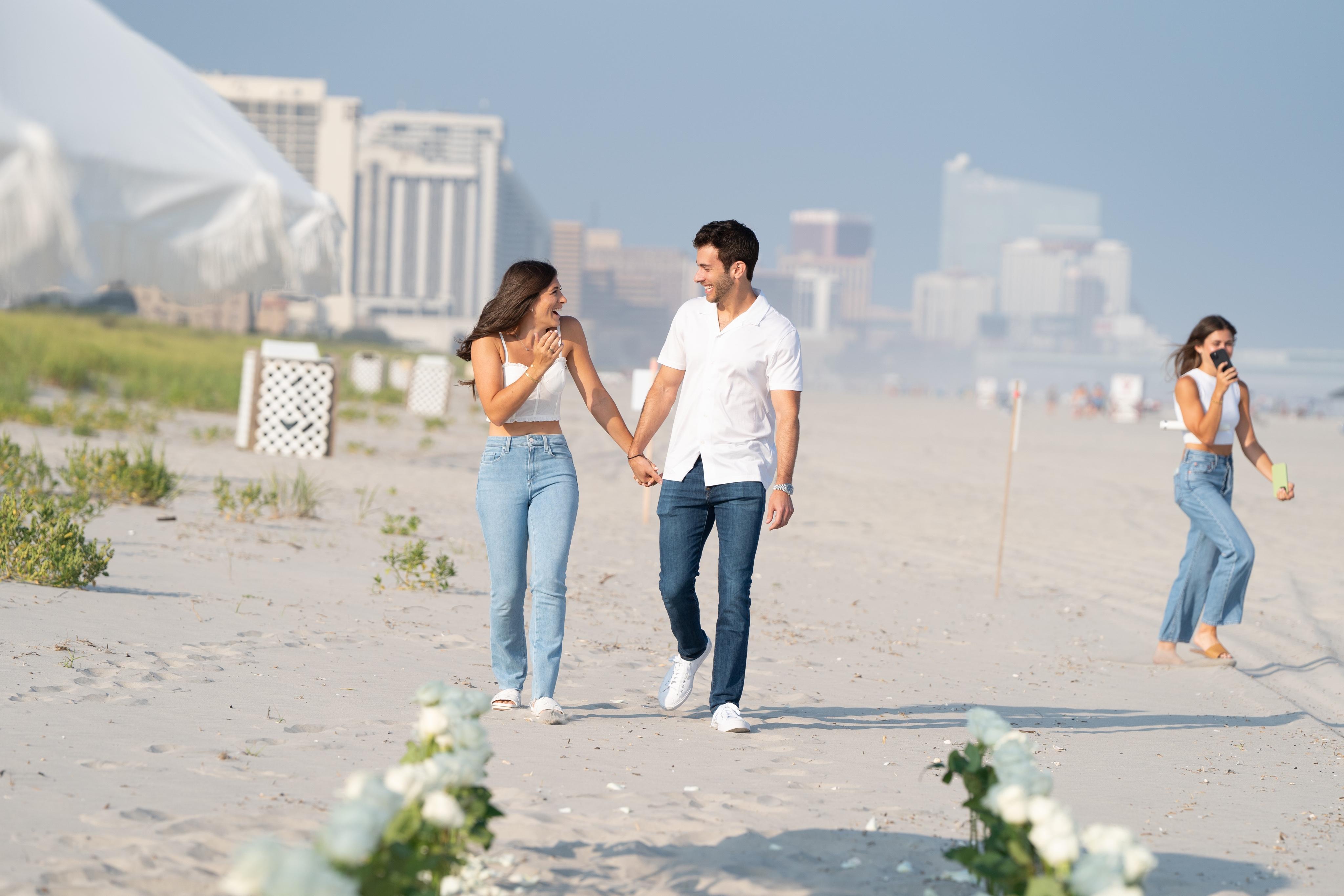 Carly Silverman's Romantic Proposal at Ventnor Beach photo 4