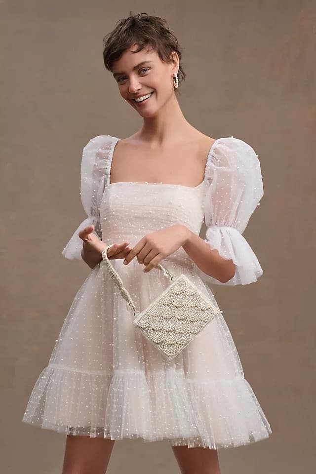 By Watters Macaron Mini Dress