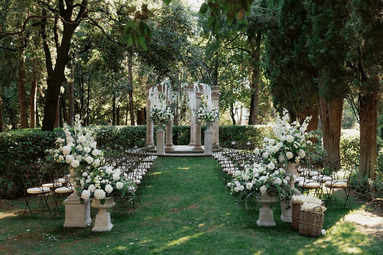 A Romantic Summer Wedding at Villa Valentini Bonaparte