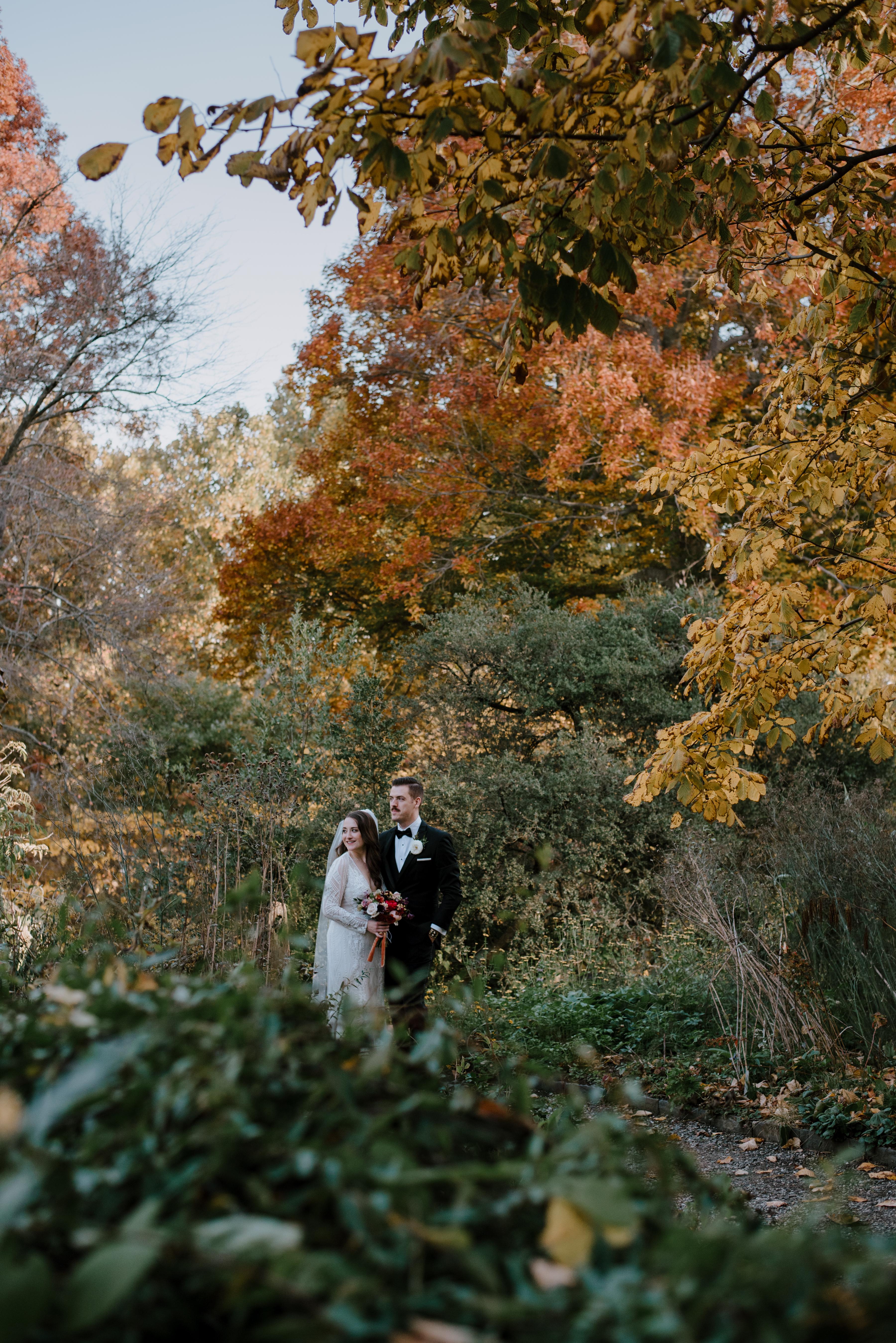 A Modern Fall Wedding at Bartram's Garden 36