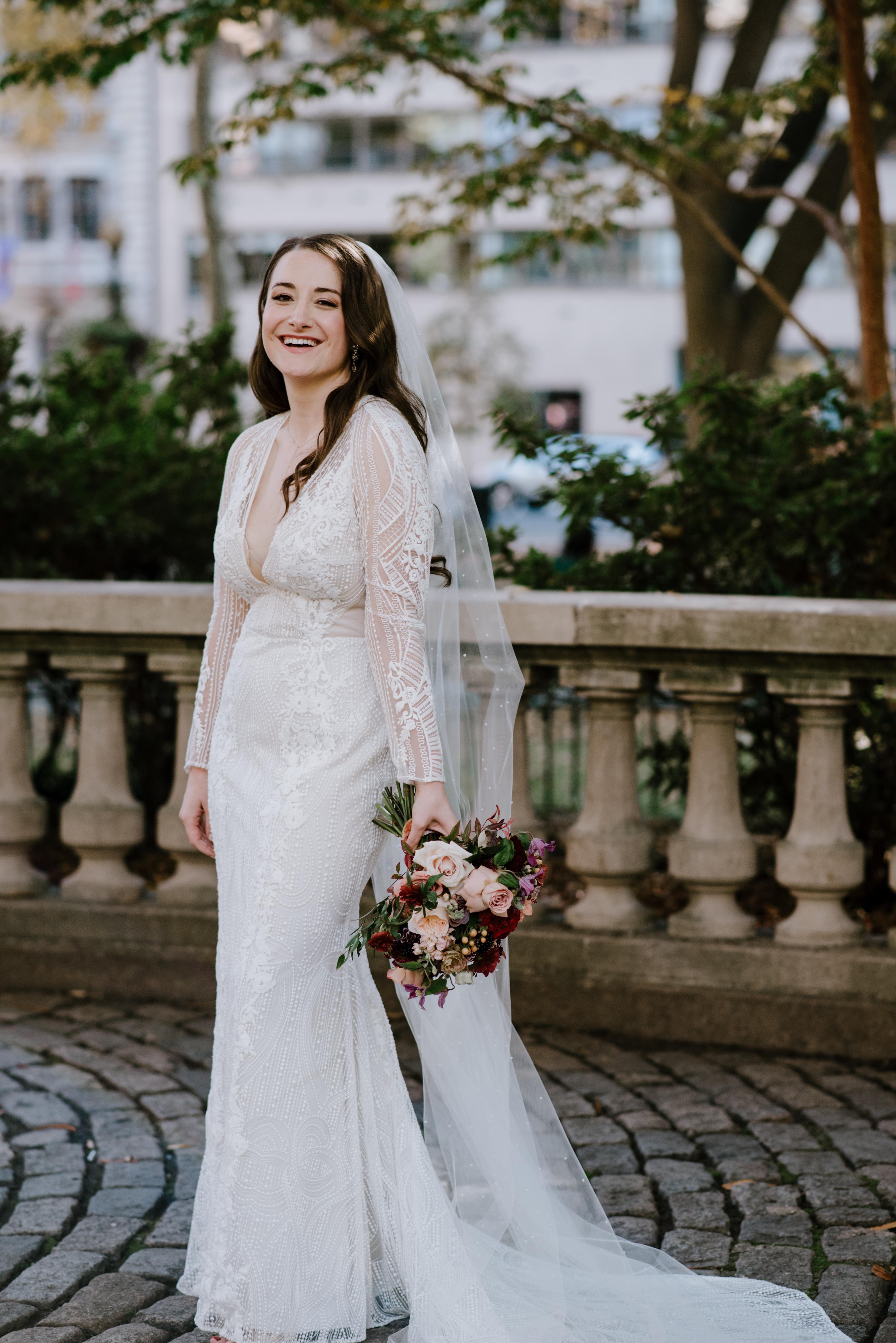 A Modern Fall Wedding at Bartram's Garden 14