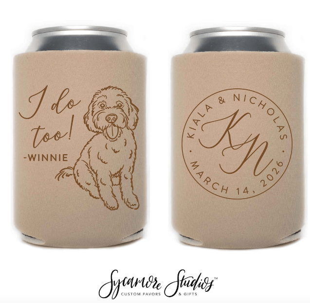 Pet Illustration Coozies