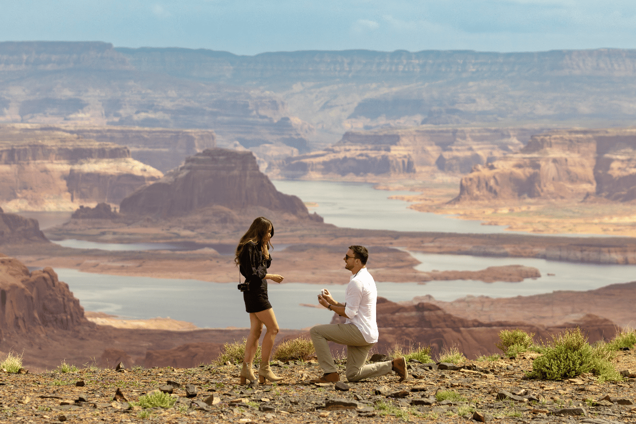 A Modern Spring Engagement Shoot at Amangiri