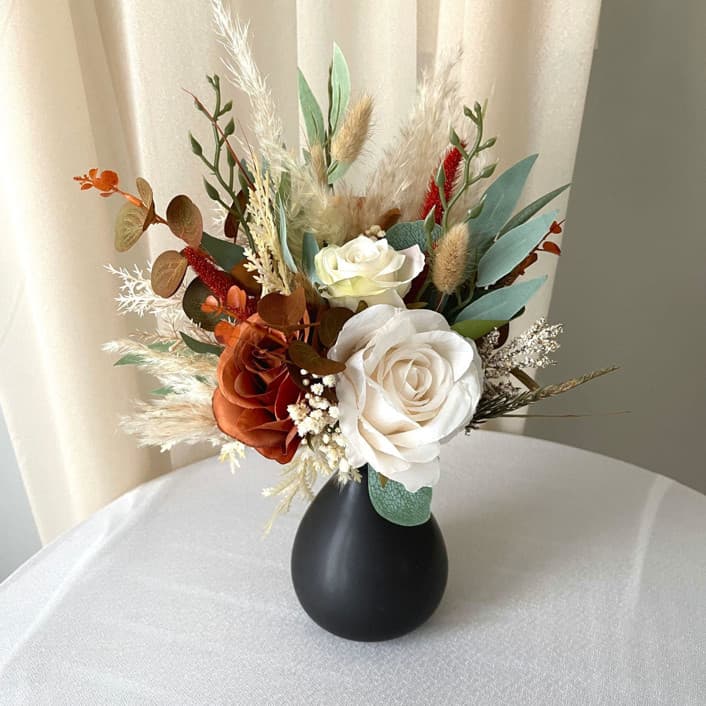 Burnt Orange Mini Centrepiece