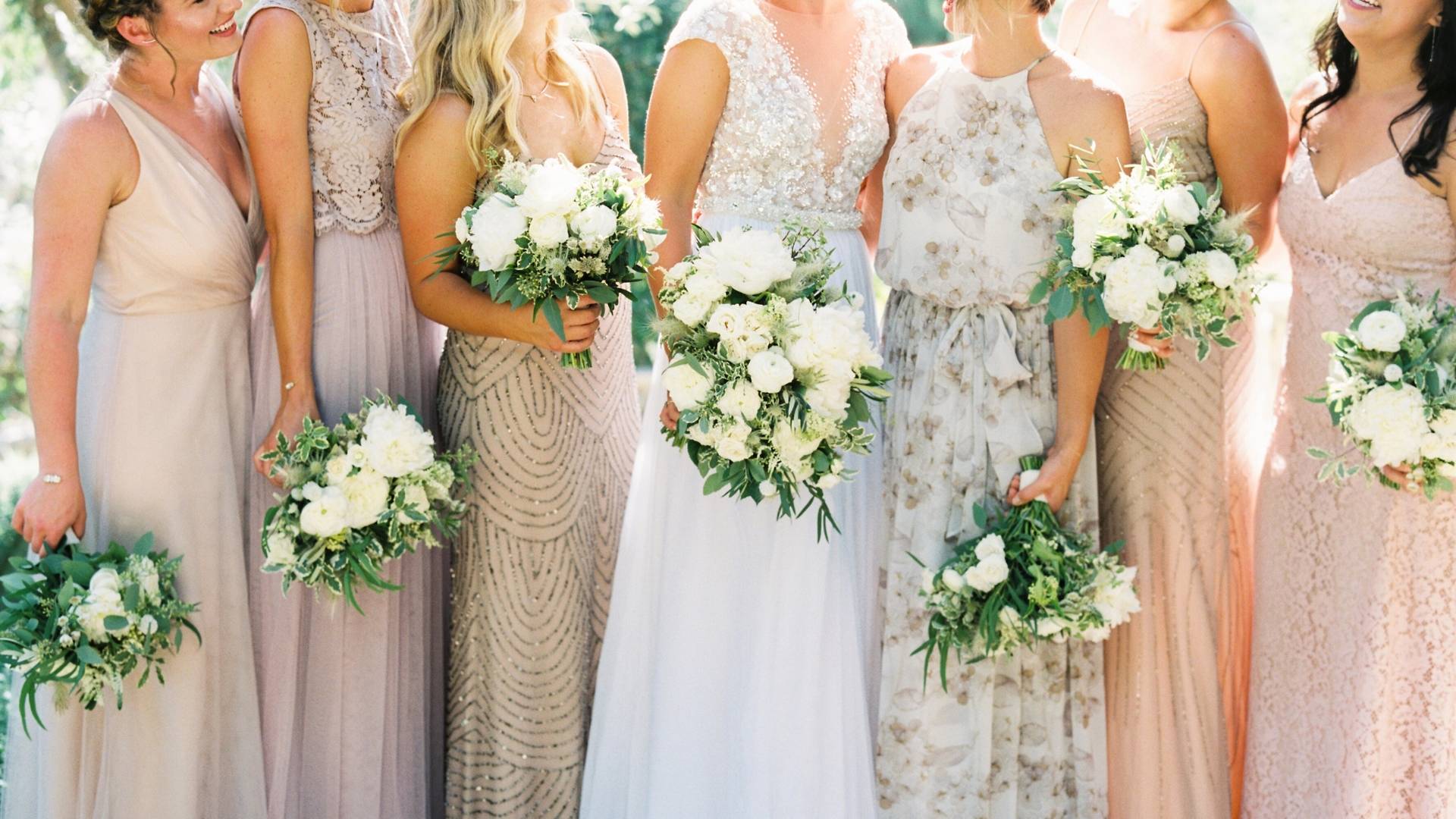 5 Rules for Mixing and Matching Your Bridesmaid Dresses