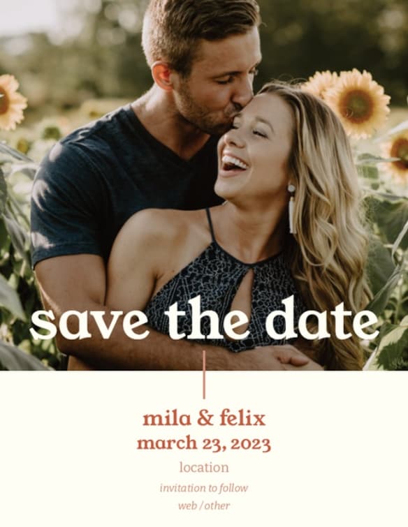 Save The Date Card