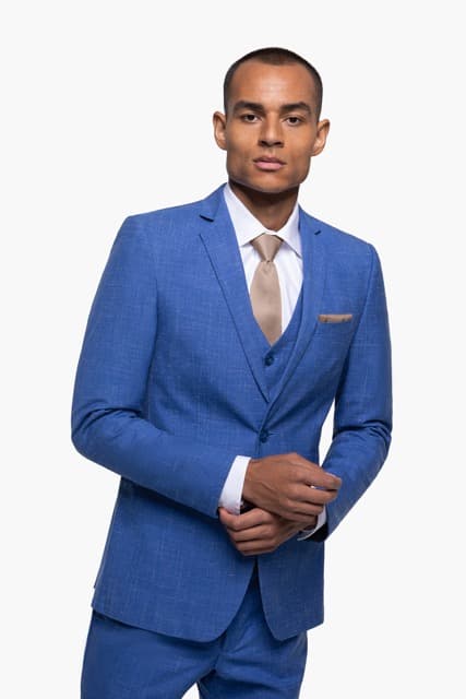 Indigo Blue Notch Lapel Suit