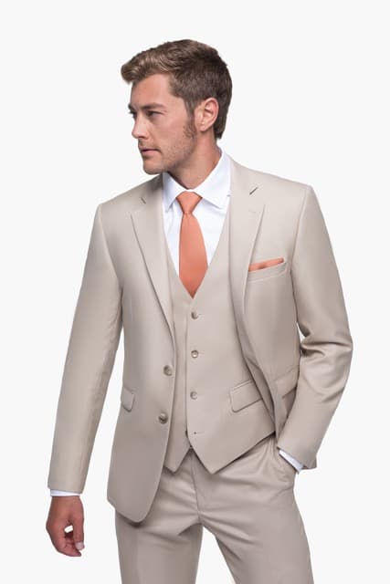 British Tan Notch Lapel Suit