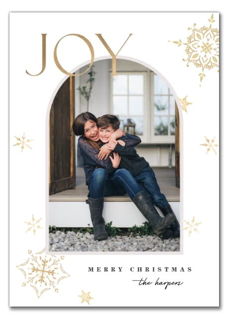 Arched Joy Holiday Card